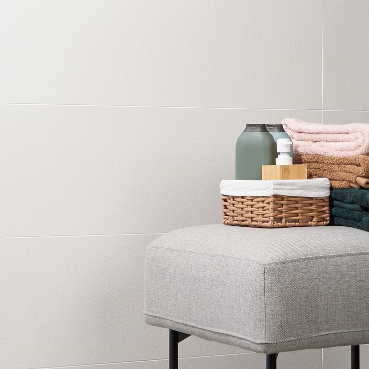 Reverb Basalt Bianco 12x36 Matte Ceramic Tile