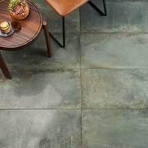Angela Harris Flatiron Aquamarine 12x24 Semi-Polished Porcelain Tile