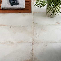 Angela Harris Flatiron White 12x24 Semi-Polished Porcelain Tile