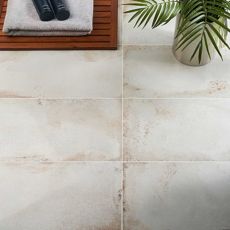 Flatiron White 12x24 Semi-Polished Porcelain Tile By Angela Harris; in White Porcelain; for Backsplash, Floor Tile, Kitchen Floor, Kitchen Wall, Wall Tile, Bathroom Floor, Bathroom Wall, Shower Wall, Shower Floor, Outdoor Wall, Commercial Floor; in Style Ideas Classic, Contemporary, Industrial, Mediterranean, Transitional; released 2023; new, trends