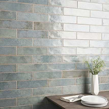 Kalay Green 3x12 Glossy Ceramic Wall Tile