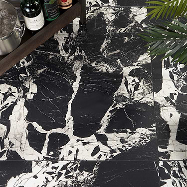 Valiant Antique Black 30x30 Matte Porcelain Tile