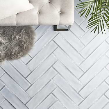 ArtBlock by Stacy Garcia Azure 4x16 Matte Porcelain Tile by Stacy Garcia - Sample