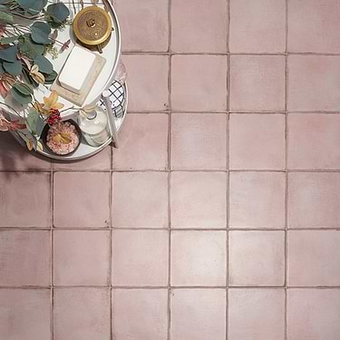 Los Lunas Rose Pink 8x8 Matte Porcelain Tile