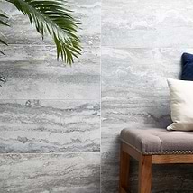 Basic Travertine Sky 12x24 Matte Porcelain Tile