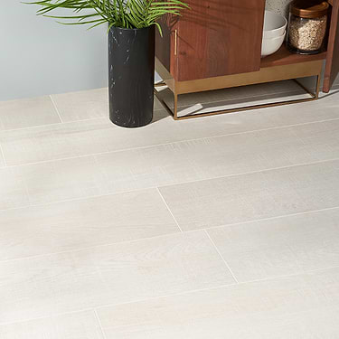 Silkwood White 8x48 Wood Look Matte Porcelain Tile