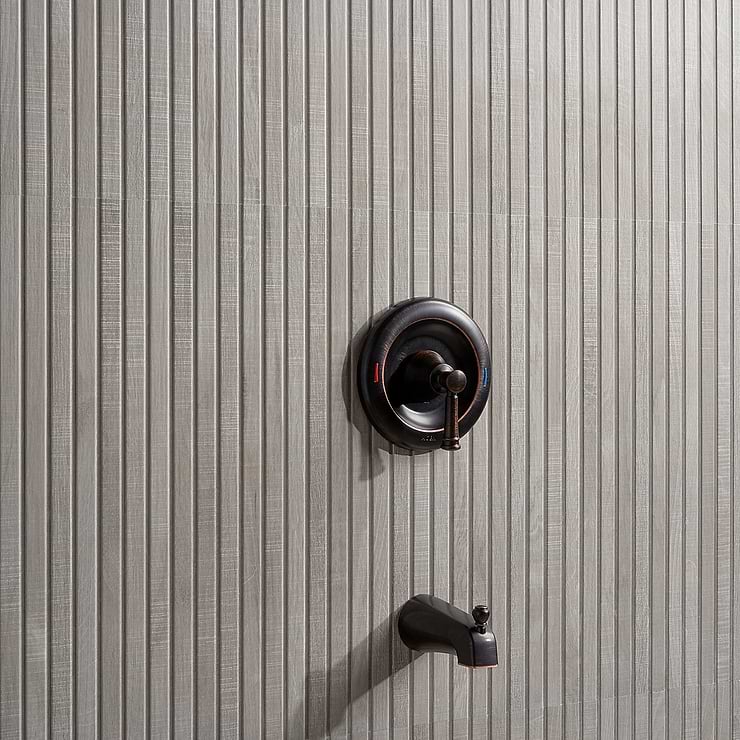 Kenridge Ribbon Gray 24x48 Matte Porcelain Wood Look Tile