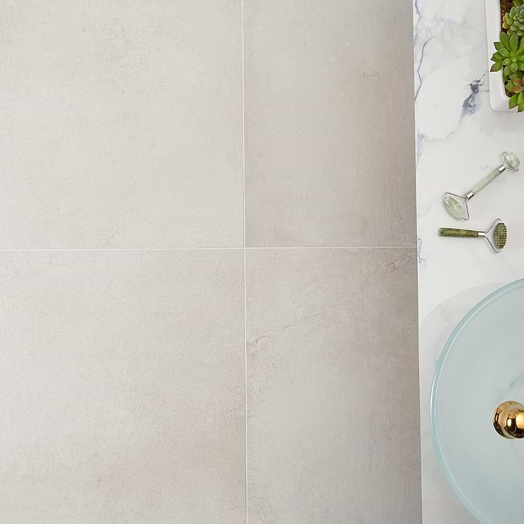 Chambray White Thread Porcelain Tile 24x48  Online Tile Store with Free  Shipping on Qualifying Orders