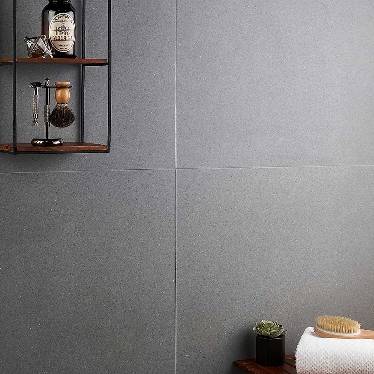 Terrazzo Italy Dolce Gris Gray 24x24 Honed Terrazzo Tile