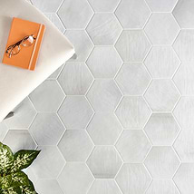 Kaleko Hexagon Cement Gray 8" Matte Porcelain Tile