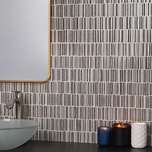 Setana White 12x24 Artisan Decor Porcelain Tile