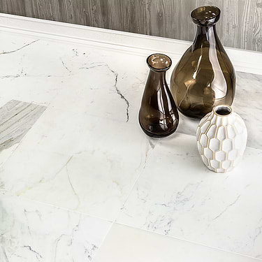 Calacatta Oro Polished Marble Tile - Sample