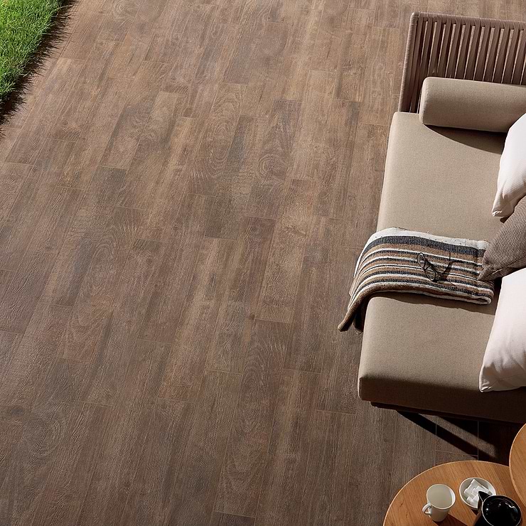 Spruce Plank Rustic Beige 12X48 Textured Porcelain 2CM Outdoor Paver; in Beige & Cream Porcelain ; for Floor Tile, Kitchen Floor, Outdoor Floor, Outdoor Wall, Commercial Floor; in Style Ideas Classic, Farmhouse, Industrial, Modern, Rustic, Traditional