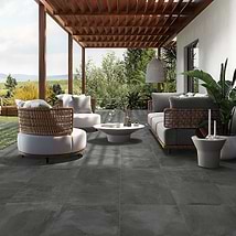Freestyle Dark Gray 24x24 Textured Porcelain 2CM Outdoor Paver