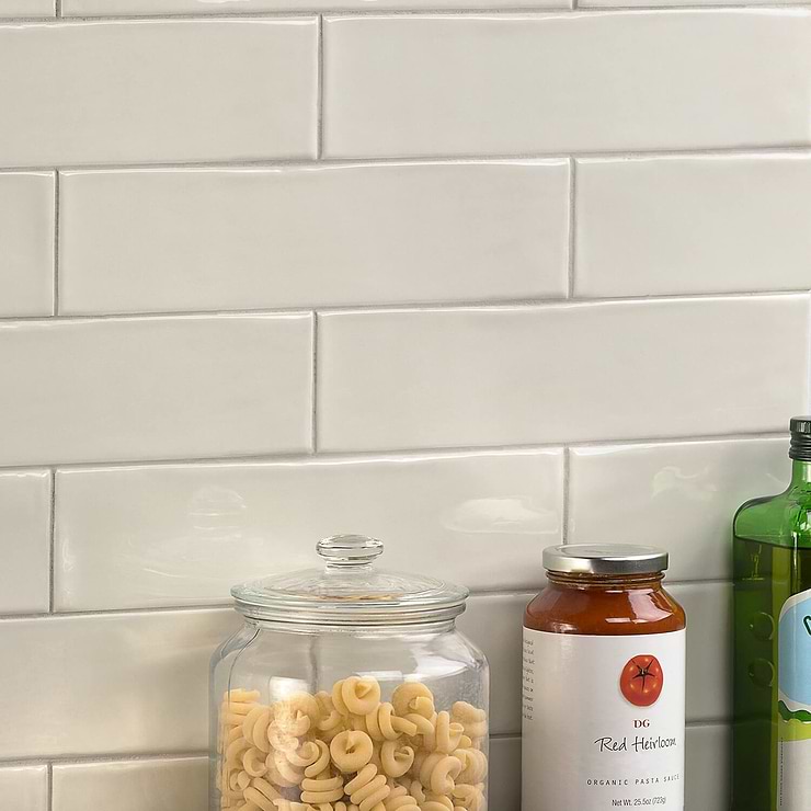 Manchester Dove Gray 3x12 Glazed Ceramic Subway Tile; in Light Gray White Body Ceramic; for Backsplash, Kitchen Wall, Wall Tile, Bathroom Wall, Shower Wall; in Style Ideas Beach, Classic, Contemporary, Cottage, Craftsman, Farmhouse, Industrial, Mediterranean, Mid Century, Modern, Traditional, Transitional