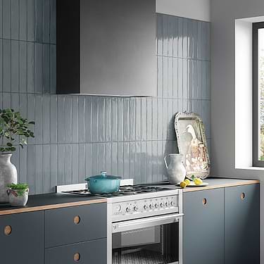 Paint Azur 3x16 Glossy Porcelain Subway Tile for Wall  - Sample