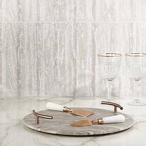 Twilight Deco Pearl 12x48 Metal Look Matte Porcelain Wall Tile