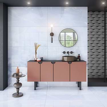 DreamStone Aztec Onyx Azul Blue 24x48 Polished Porcelain Tile