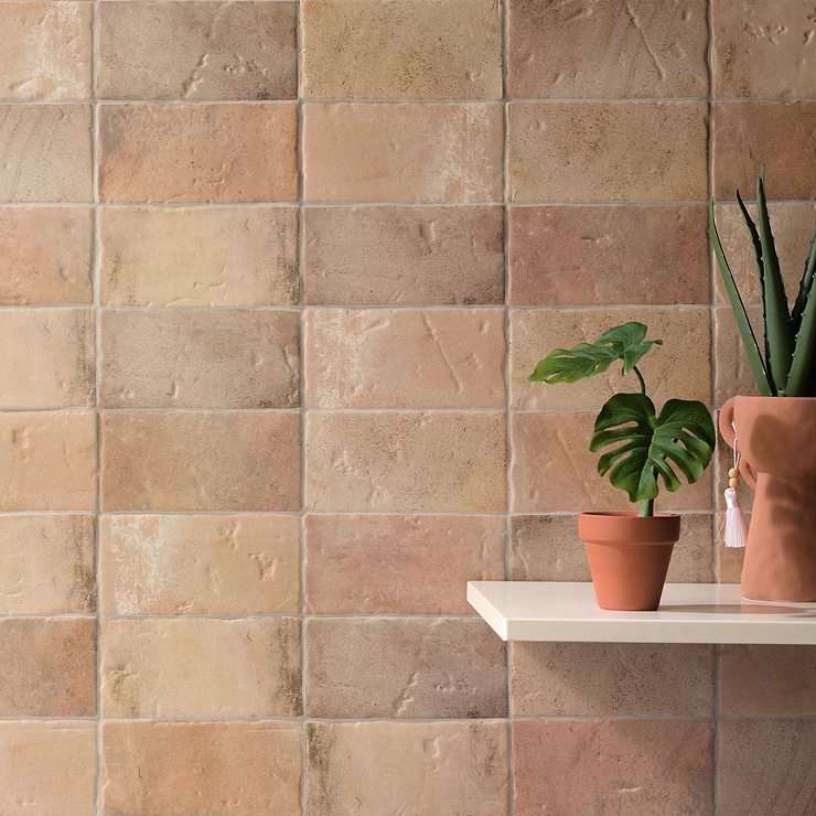 Parma Brick Cotto Brown 4x8 Matte Ceramic Subway Tile; in Terracotta Brown Ceramic; for Backsplash, Kitchen Wall, Wall Tile, Bathroom Wall, Shower Wall; in Style Ideas Craftsman, Mediterranean, Mid Century, Traditional