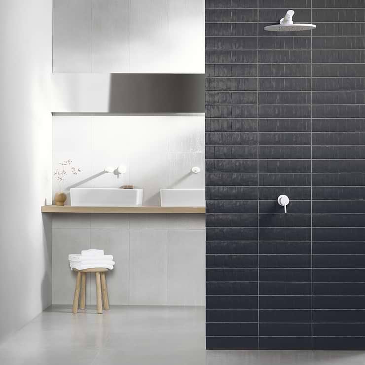 Rework Gray Blue 3x12 Matte Porcelain Tile