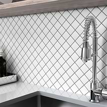 Serenity White 2x2 Matte Porcelain Square Mosaic