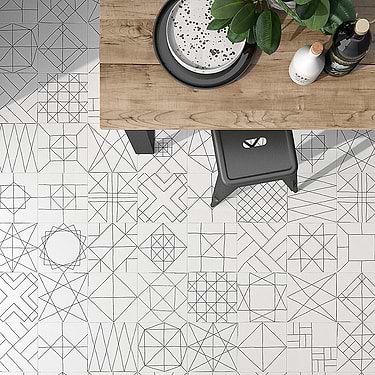 Dexter Super White 9x9 Matte Porcelain Tile