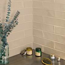Manchester Fawn Beige 3x12 Subway Glazed Ceramic Wall Tile