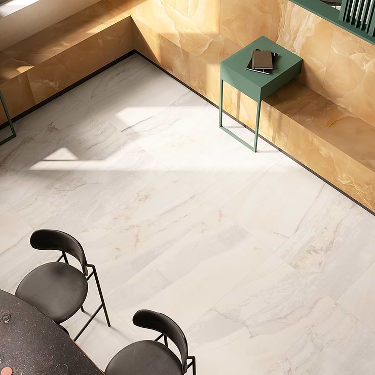 TileBarXL Marmi Onice Perla 24"x48" Polished Porcelain Tile 