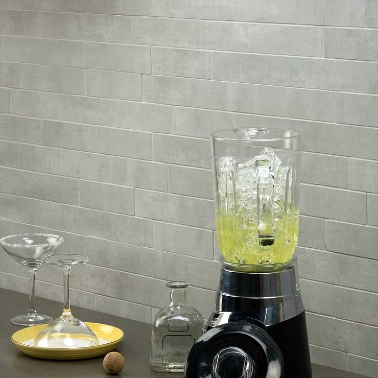 Basic Roadway Cement Grigio Matte Porcelain Mosaic Tile