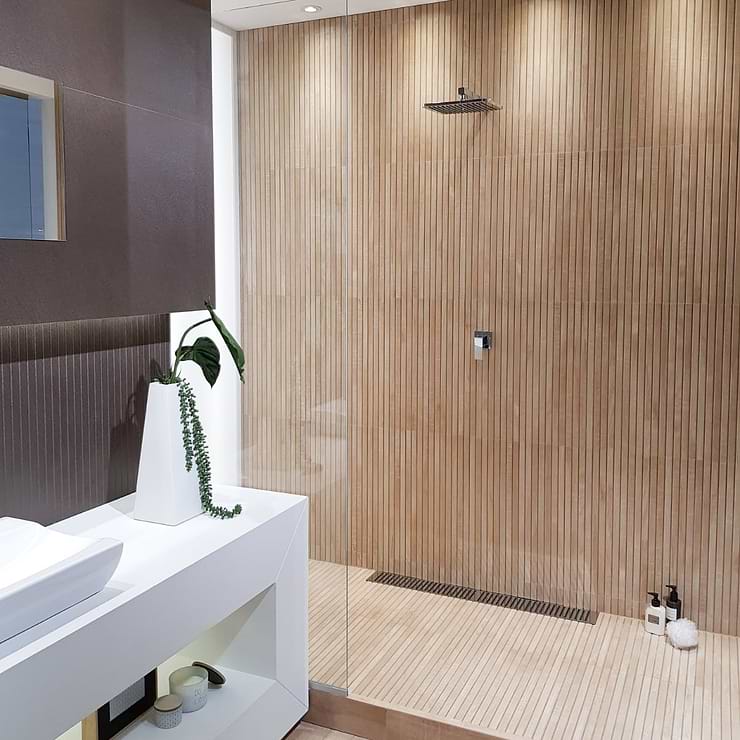 Kenridge Ribbon Maple 24x48 Matte Porcelain Wood Look Tile