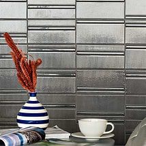 Vector Reverb Antracita Gray 4x8 Polished Ceramic Wall Tile