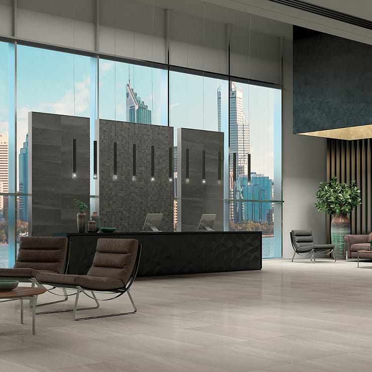 Karo Gray Light 12x24 Matte Porcelain Tile