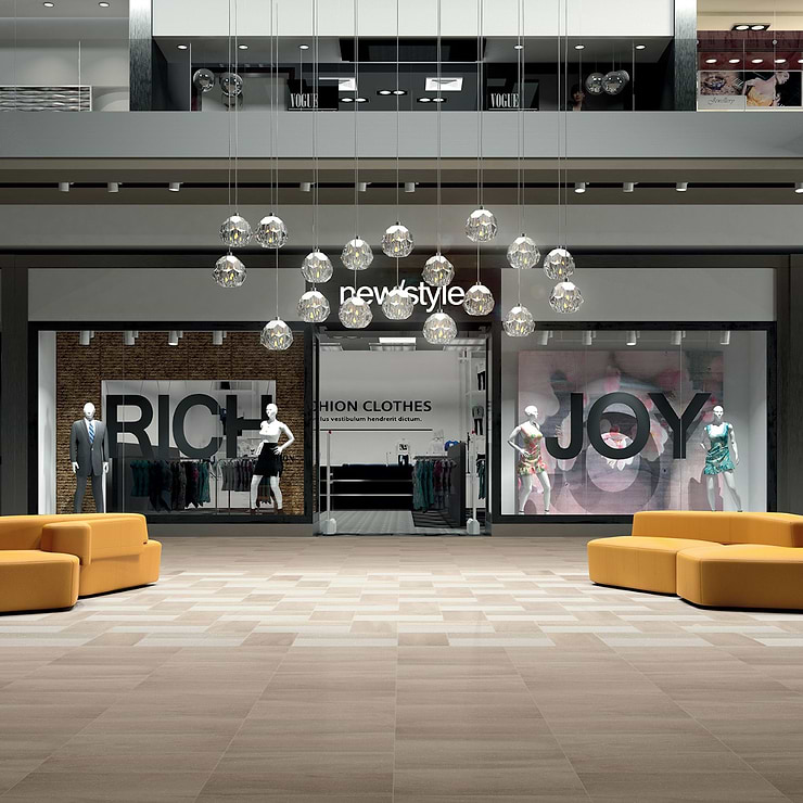 Karo Taupe 12x24 Matte Porcelain Tile