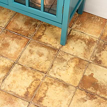 Angela Harris Dunmore Ocre Brown 8x8 Matte Ceramic Floor Tile