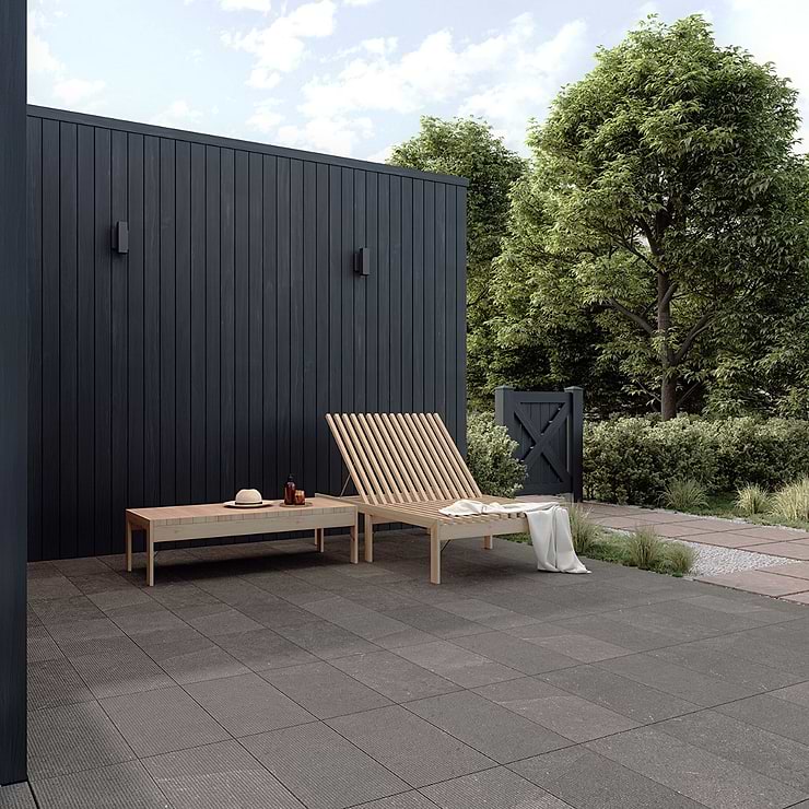 New Rock  Fossil Dark Gray 12x24 Chiseled Matte Porcelain Tile ; in Dark Gray Colorbody Porcelain; for Backsplash, Floor Tile, Kitchen Floor, Kitchen Wall, Wall Tile, Bathroom Floor, Bathroom Wall, Shower Wall, Shower Floor, Outdoor Floor, Outdoor Wall, Commercial Floor, Pool Tile; in Style Ideas Beach, Classic, Contemporary, Cottage, Craftsman, Farmhouse, Industrial, Mid Century, Modern, Rustic, Traditional, Transitional; released 2023; new, trends