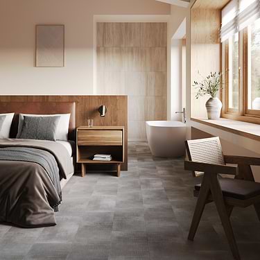 Ristretto LVT Dark Gray 12x24 Rigid Core Click Luxury Vinyl Tile
