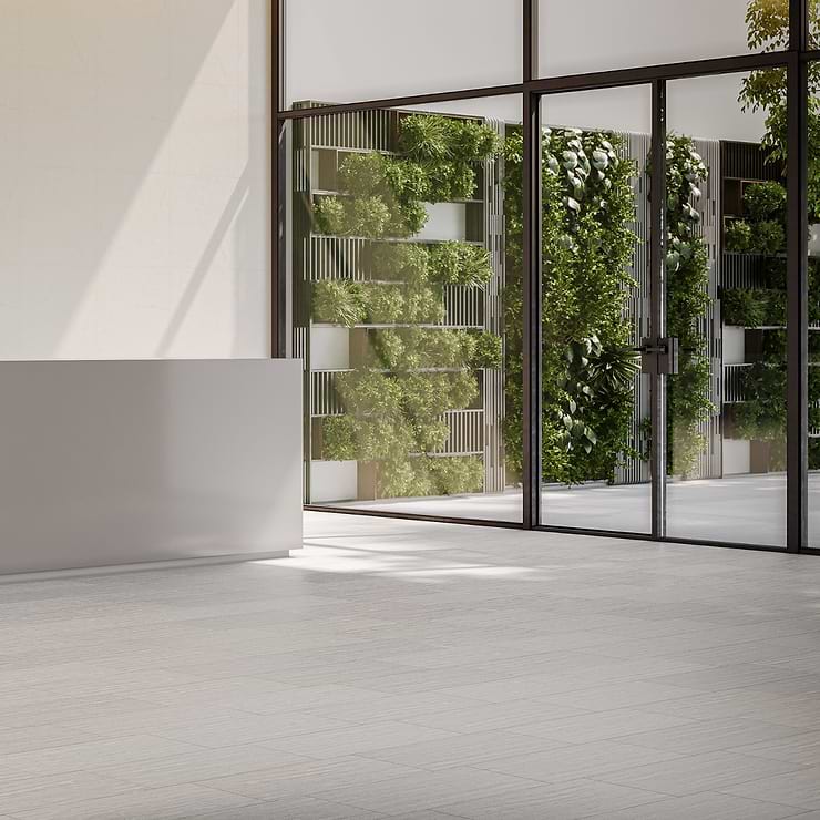 Nashville Gray 12x24 Travertine Look Matte Porcelain Tile