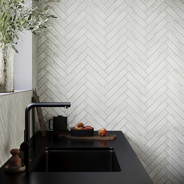 Chance Decor White 2x10 Polished Ceramic Wall Tile