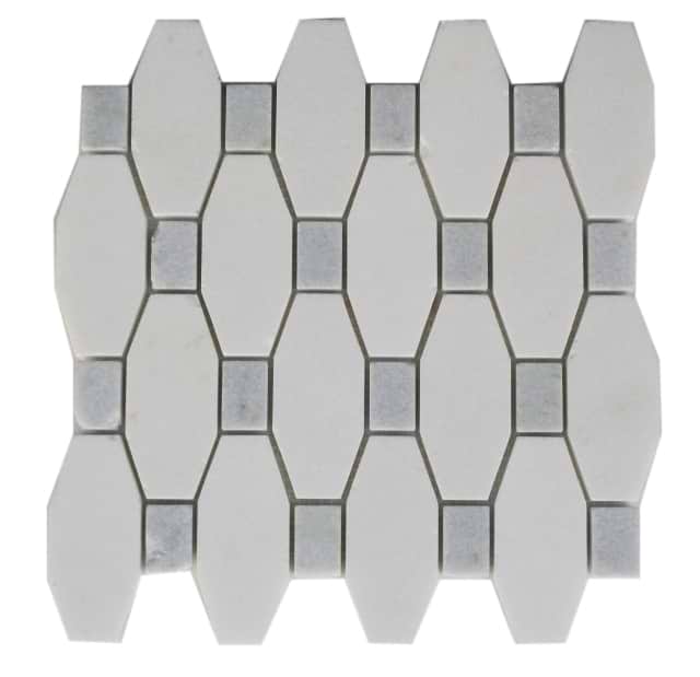 STELLA PATTERN WHITE THASSOS WITH BLUE CELESTE DOT_3