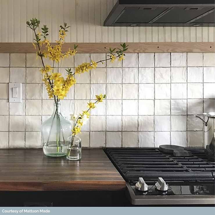 Montauk Sand Dune 4x4 Beige Ceramic Wall Tile with Mixed Finish