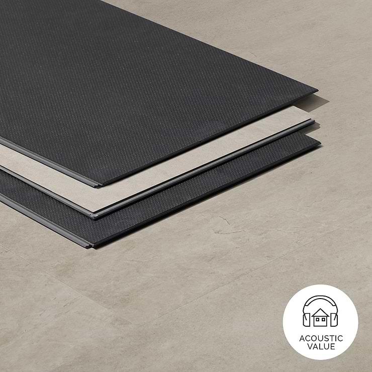Optoro Trail Slate Beige 28mil Wear Layer Rigid Core Click 12x24 Luxury Vinyl Tile