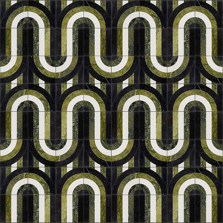 Arc Soul 12x12 Polished Marble By Elizabeth Sutton: Pattern 9