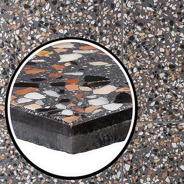True Terrazzo Paradiso 16x16 Polished Tile  - Sample