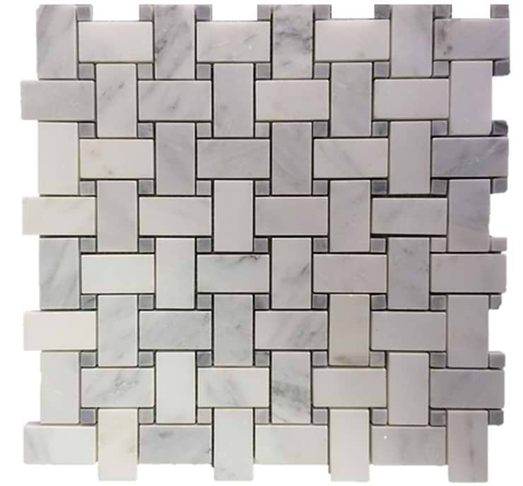 TRENZA WEAVE ASIAN STAUARY WITH SILVER DOT MARBLE