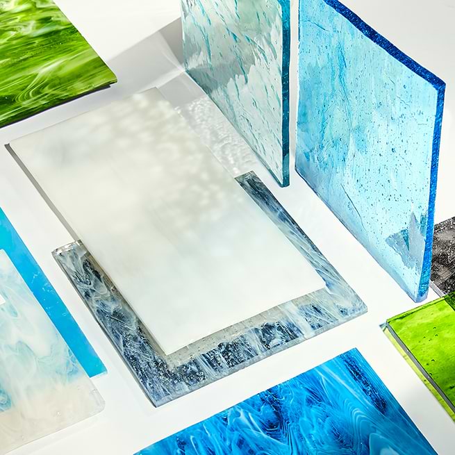 A vibrant, artful way with glass
