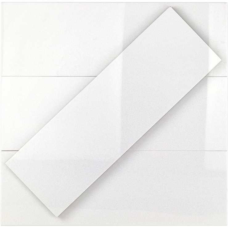 Simple White 6x18 Crystallized Thassos Tile