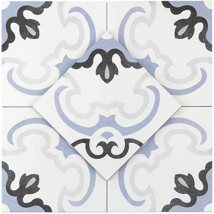 Bella Met 8x8 Glazed Porcelain Tile