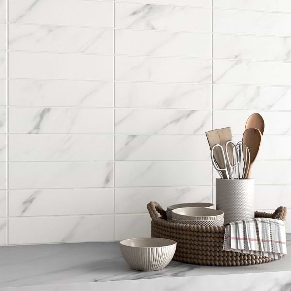 Shop Marble Look Kitchen Backsplash Tile and Mosaics