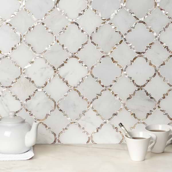 Shop Pearl Kitchen Backsplash Tile and Mosaics