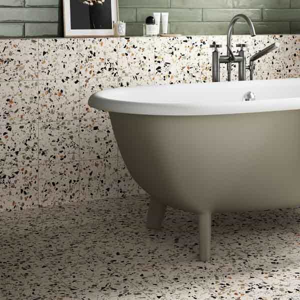 Shop Terrazzo Look Bathroom Floor Tiles